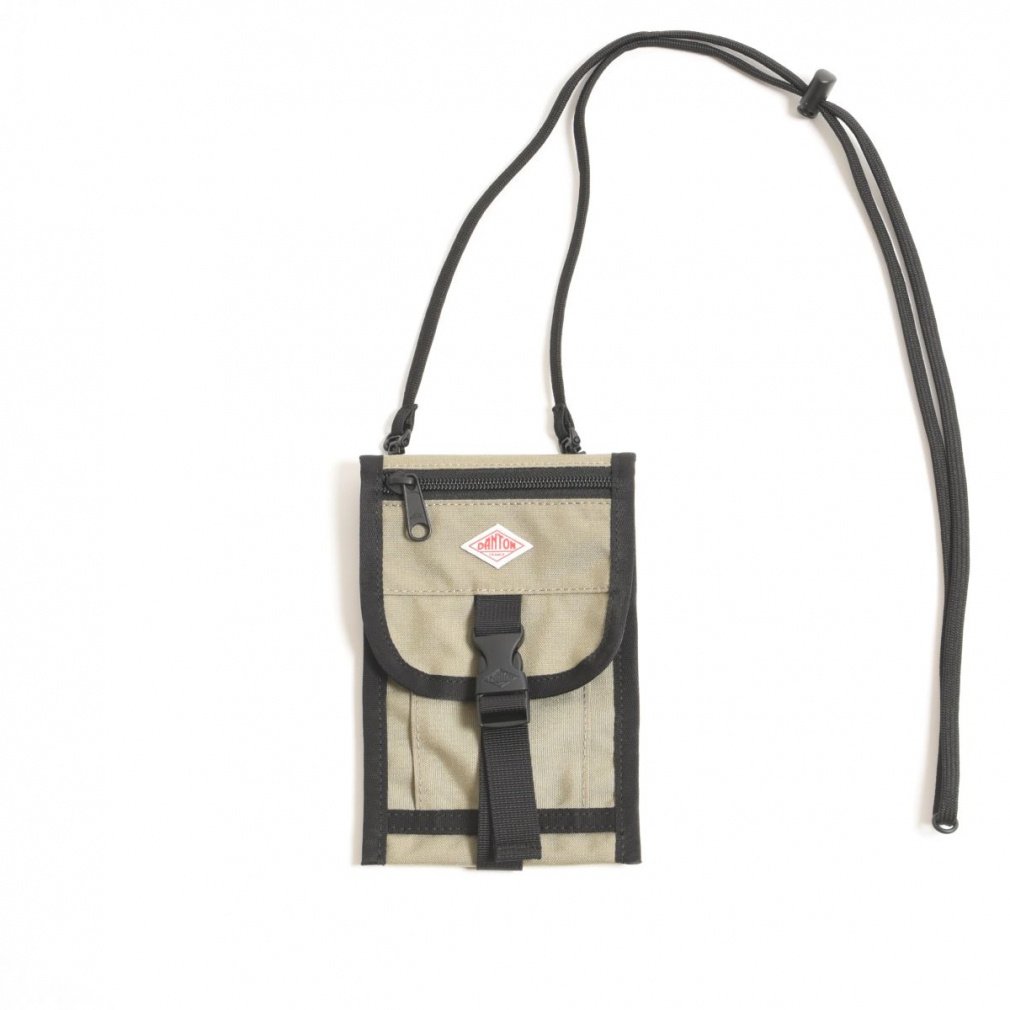 _g CORDURA CANVAS 2WAY SHOULDER POUCH DT-H0111CDR gbLO V_[obO |[` : LT.GREIGE DANTON