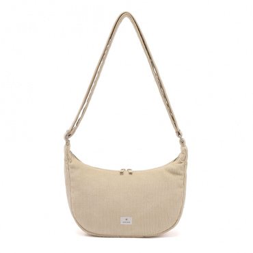 Corduroy Small Hobo Bag