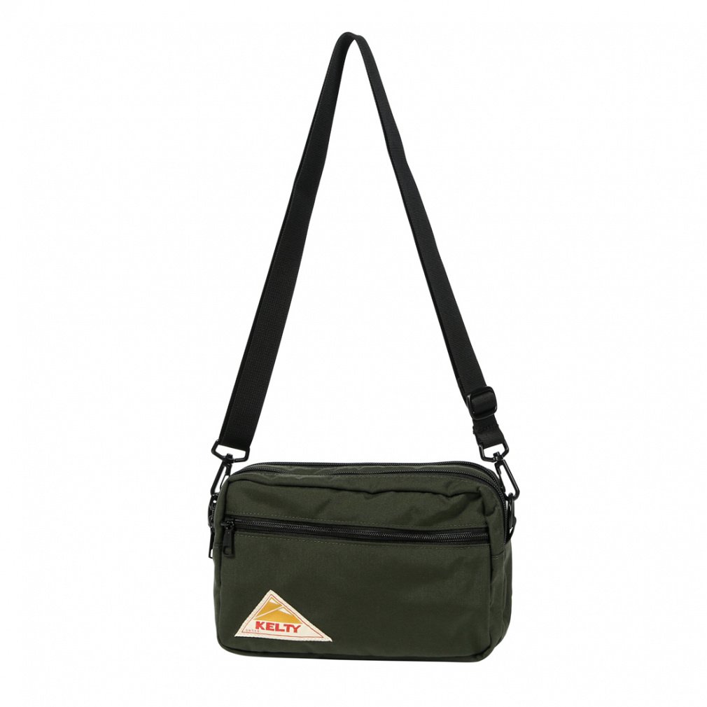 RECTANGLE ZIP SHOULDER : Olive(--FREE)