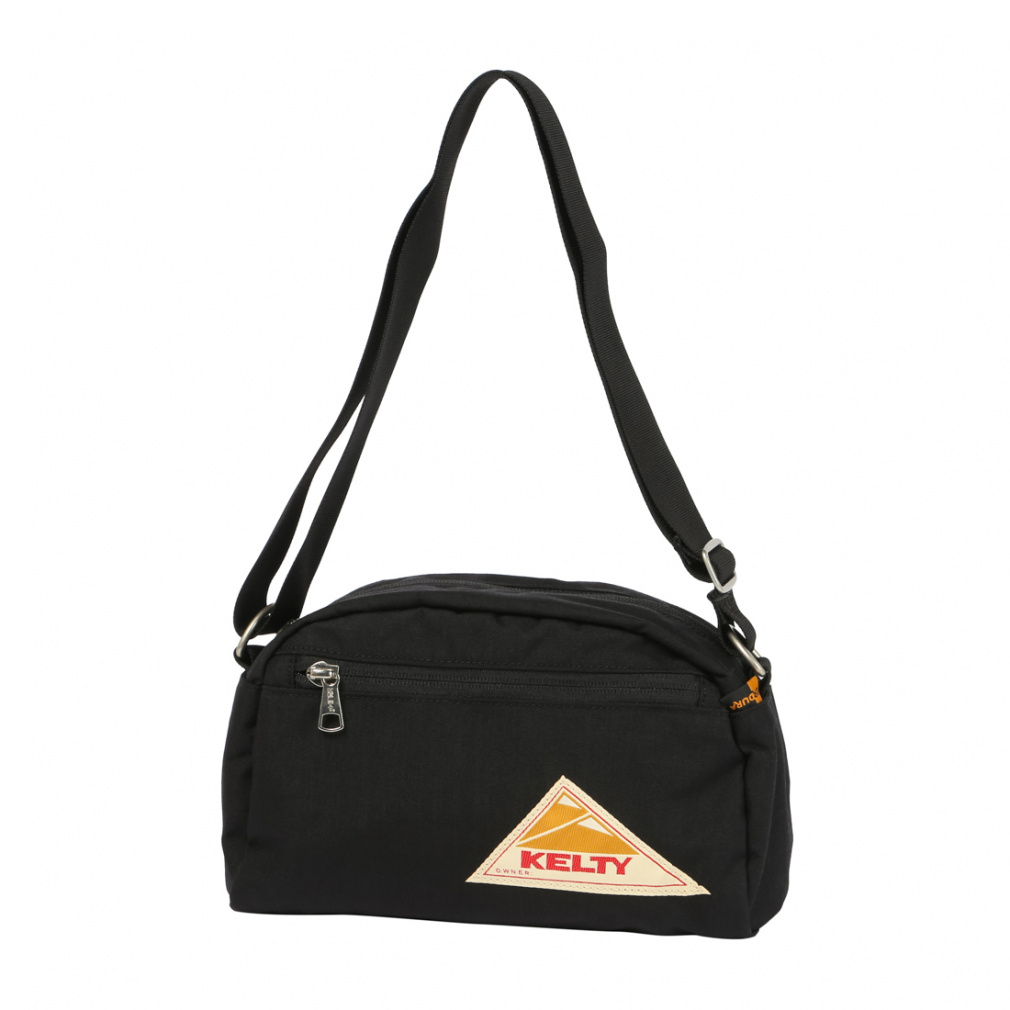 �P���e�B ROUND TOP BAG S 32592077 �g���b�L���O �o�b�O �V�����_�[ �|�[�` : Black KELTY