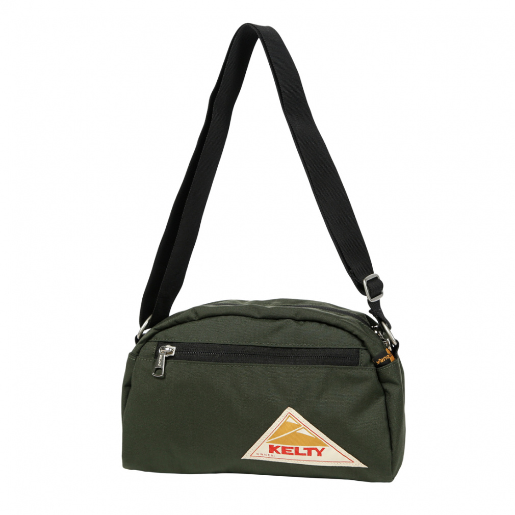�P���e�B ROUND TOP BAG S 32592077 �g���b�L���O �o�b�O �V�����_�[ �|�[�` : Olive KELTY