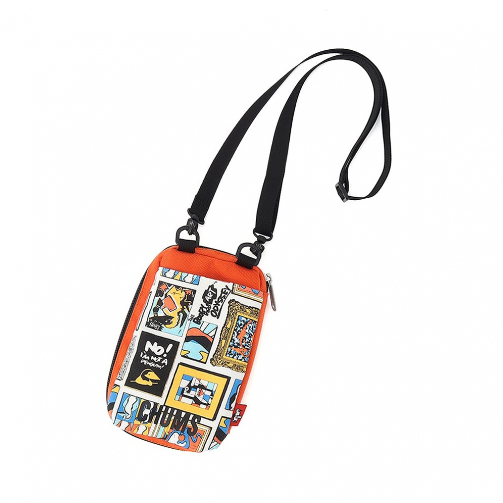 チャムス RV Smart Phone Shoulder Bag Sweat Nylon CH60-4018 Z378