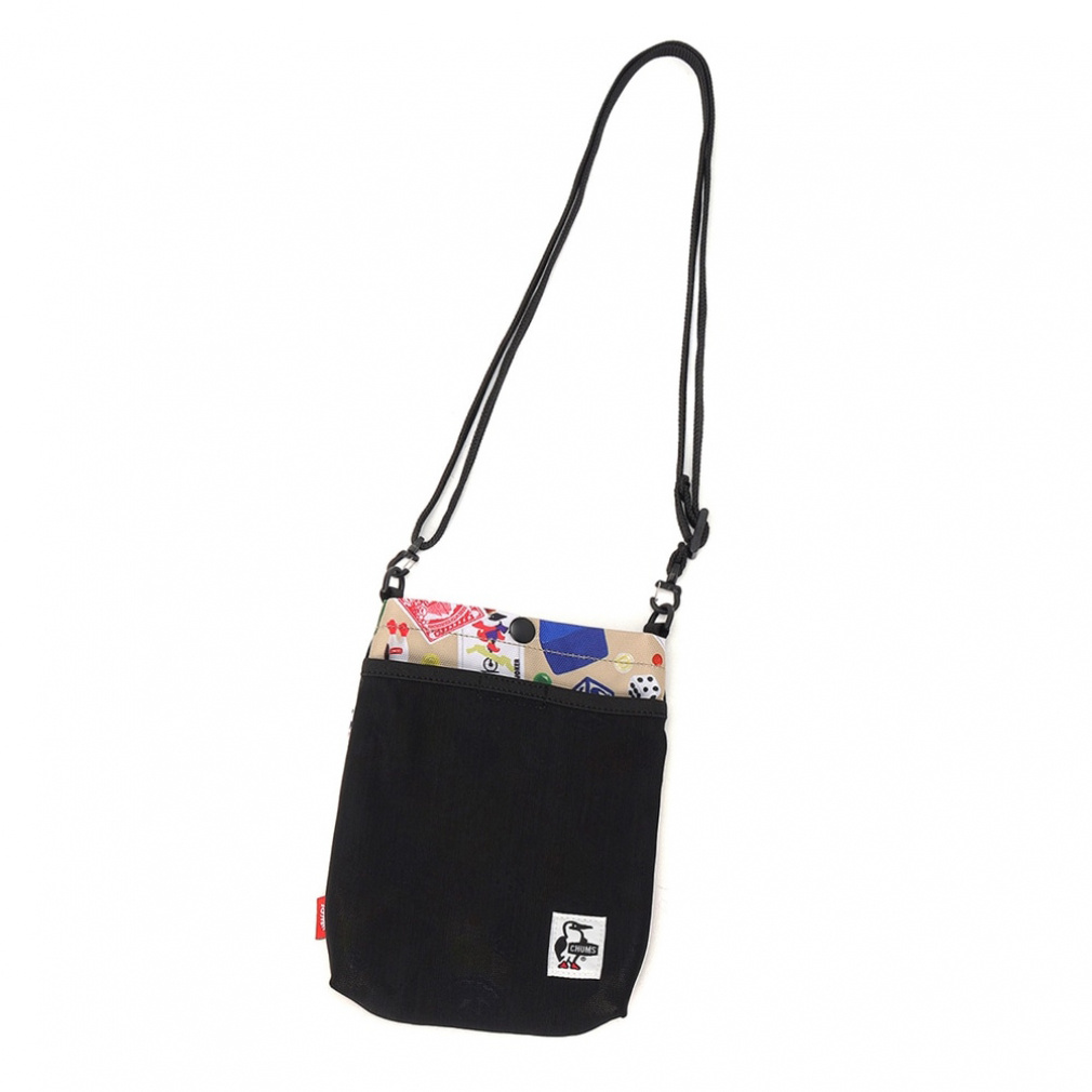 2025秋冬 チャムス Recycle Mesh Pocket Shoulder Bag CH60-3965 Z379