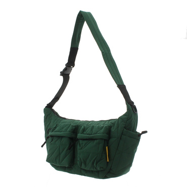 SQUARE PADDED W-POCKET SHOULDER BAG アルパインGR