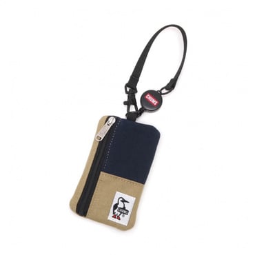 Commuter Pass Case Sweat Nylon Navy/Beige