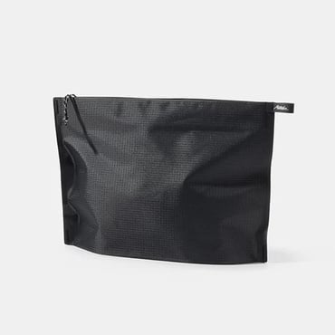 FlatPak Zipper Toiletry Case Charcoal