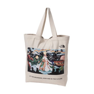 60th Graphic Cotton Tote 60th グラフィックコットントート ナチュラル
