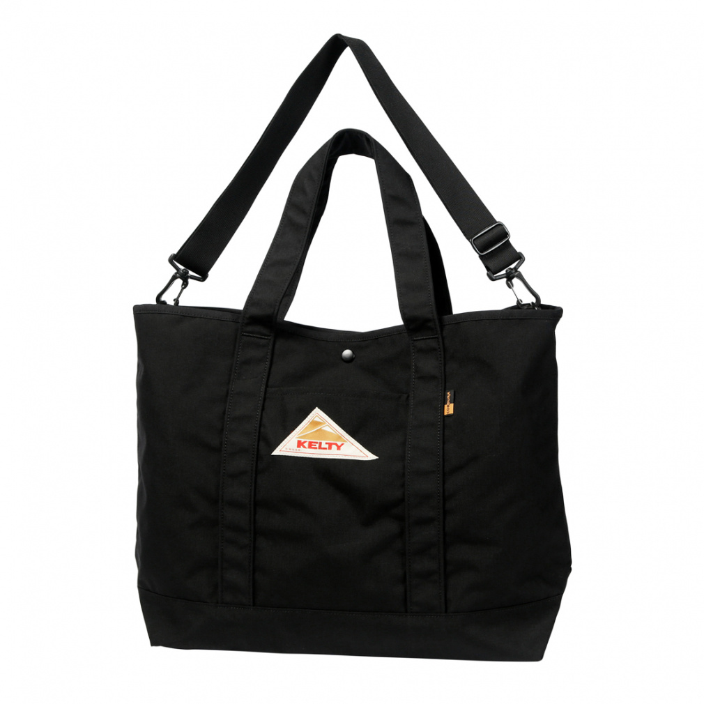 NYLON TOTE 2 M : Black
