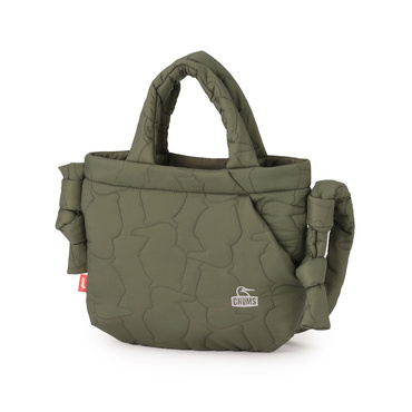 Booby Stitch 2way Tote Bag Olive