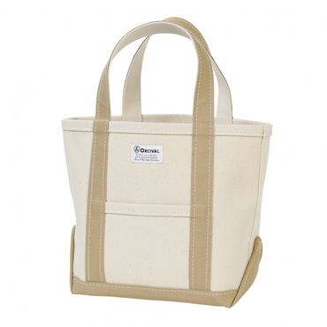 HANPU TOTE BAG SMALL : ECRU×MEDIUM BEIGE