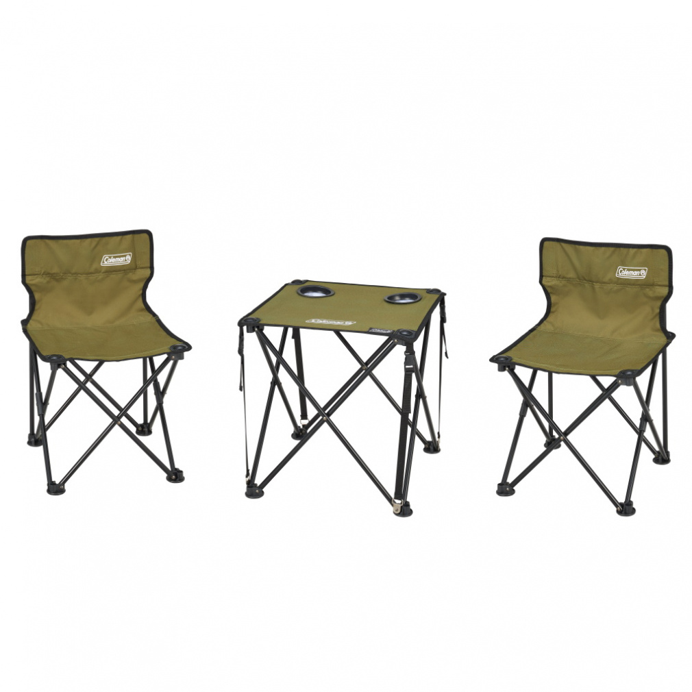 テーブル・チェア・ハンモック Coleman Compact Picnic Bench Set コールマン コンパクトチェアテーブルセット オリーブ 2000038841