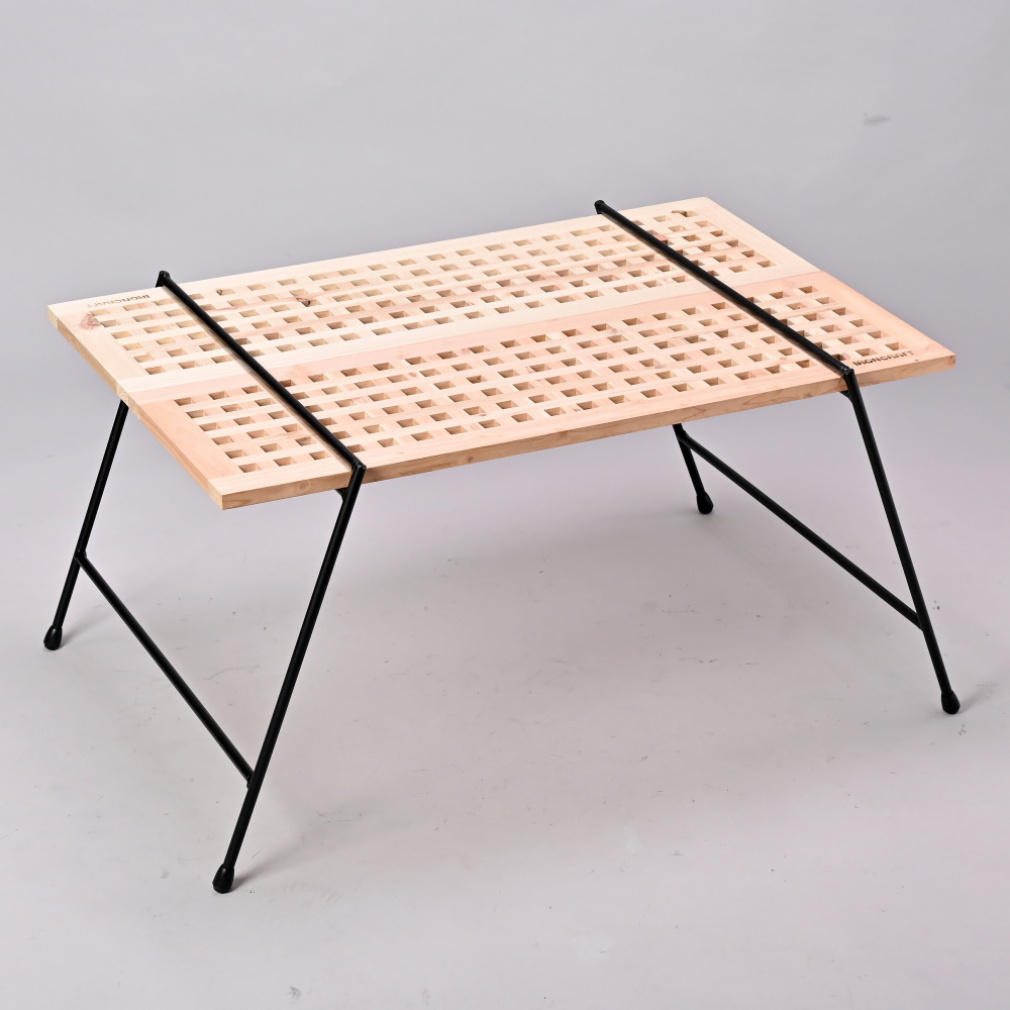 アイアンテーブル板付き : クリア(-)