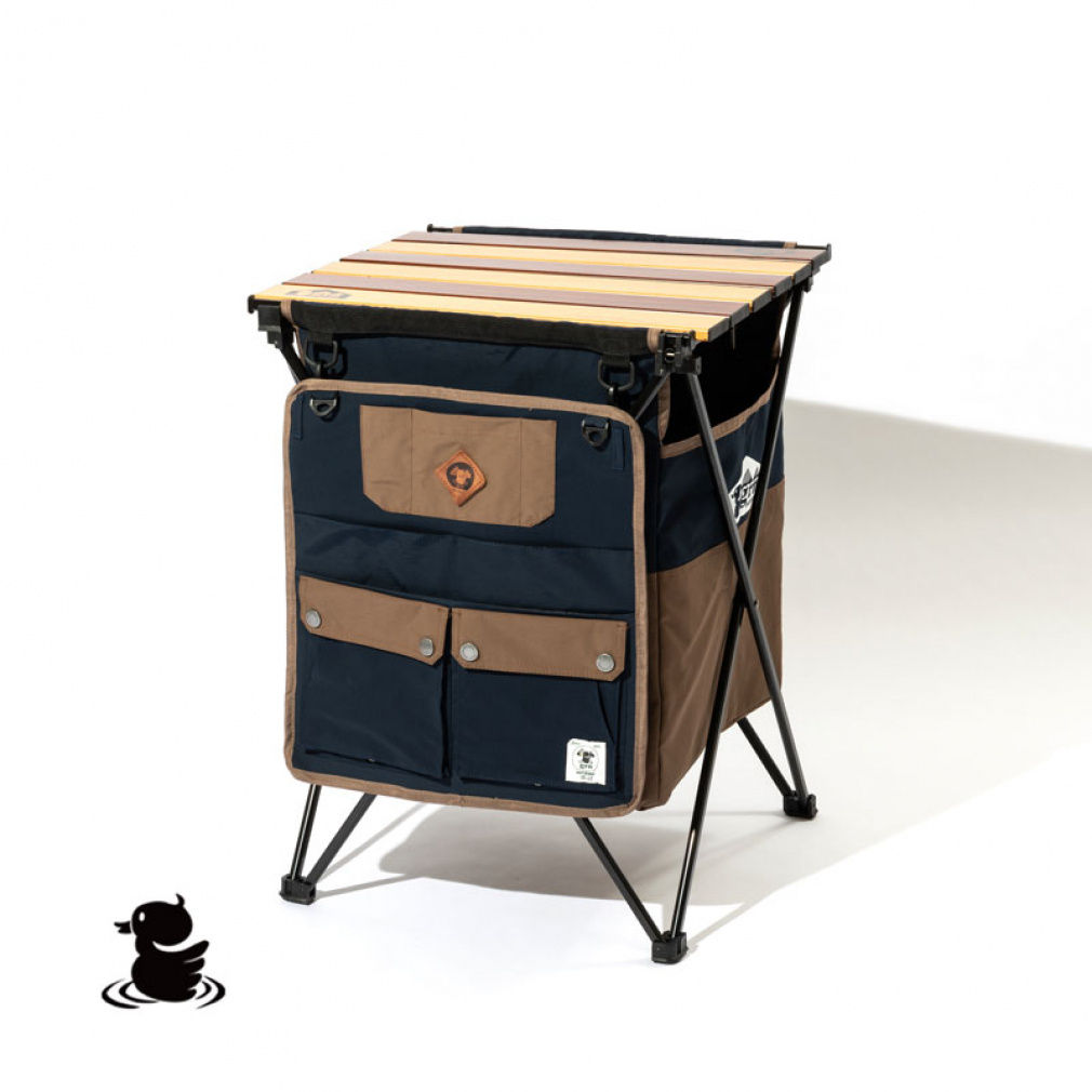 MEKAKUSHI SIDE TABLE BROWN