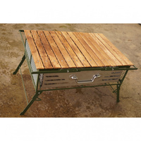 ディッシュコンテナ・テーブル モスグリーン