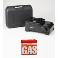 カセットフー タフまるジュニア ブラック ＆ カセットガス(オレンジ)3P セット