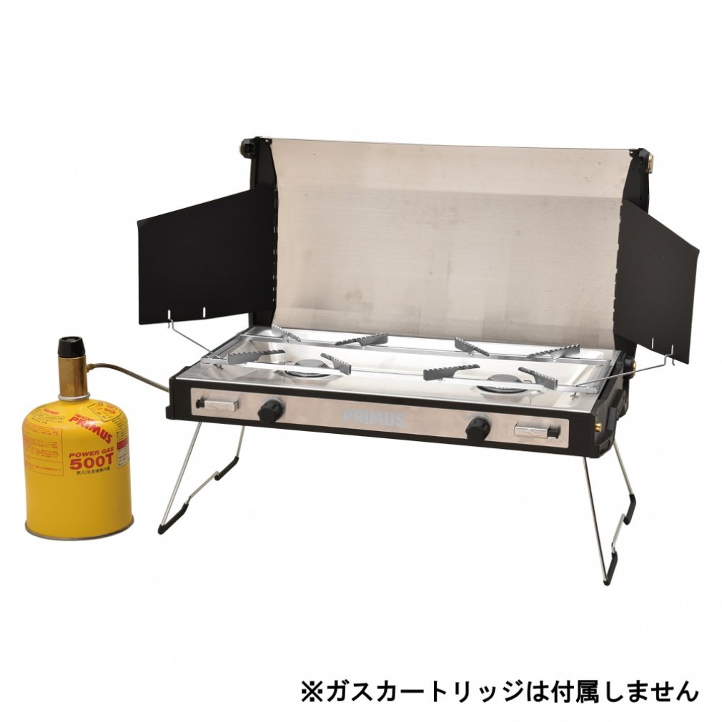 プリムス トゥピケ P-CTK-2 キャンプ バーベキューコンロ ツーバーナー