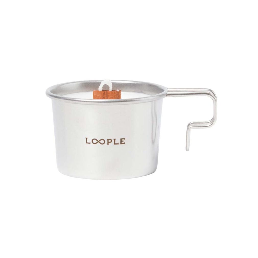 LOOPLE シェラカップアロマキャンドル(シラカバ)(-)