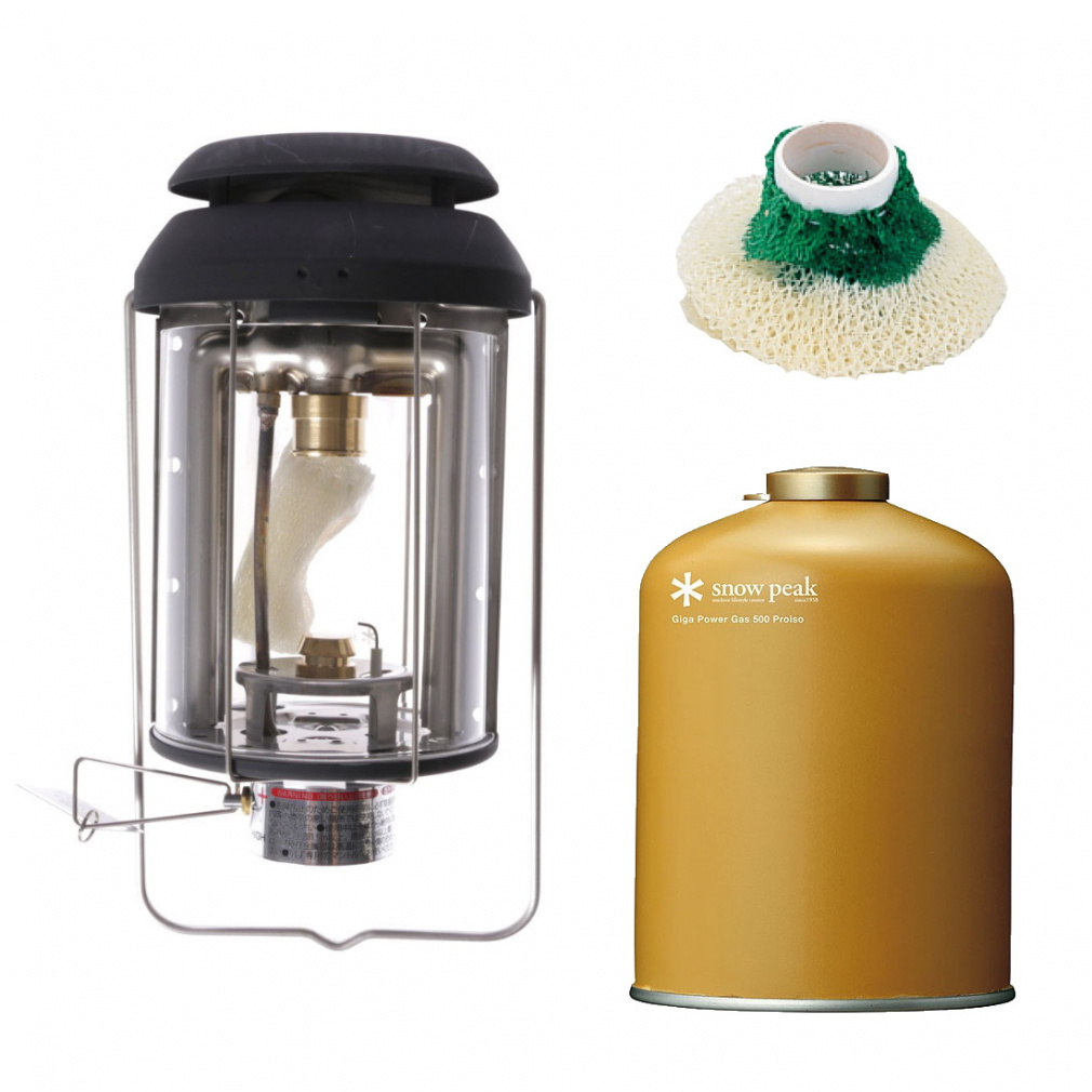 snow peak ギガパワー BFランタン マントル＋ガス セット｜Alpen