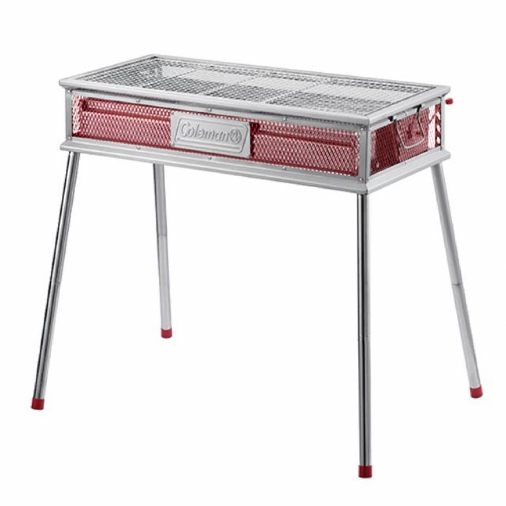 Coleman クールスパイダープロ /L レッド コールマン BBQコンロ 大型グリル 火力調節可能 簡単設営 鉄板付き