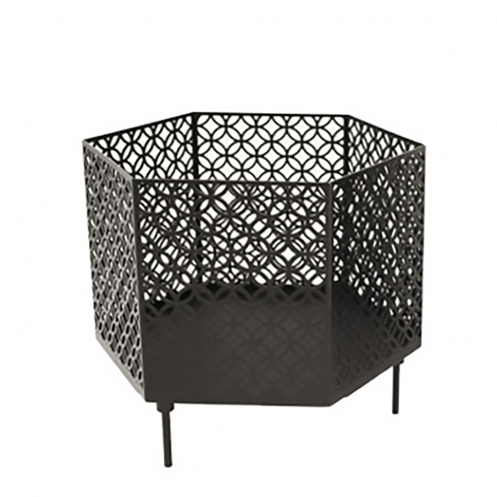 伝統柄焚き火台 6面 Shippo 七宝A