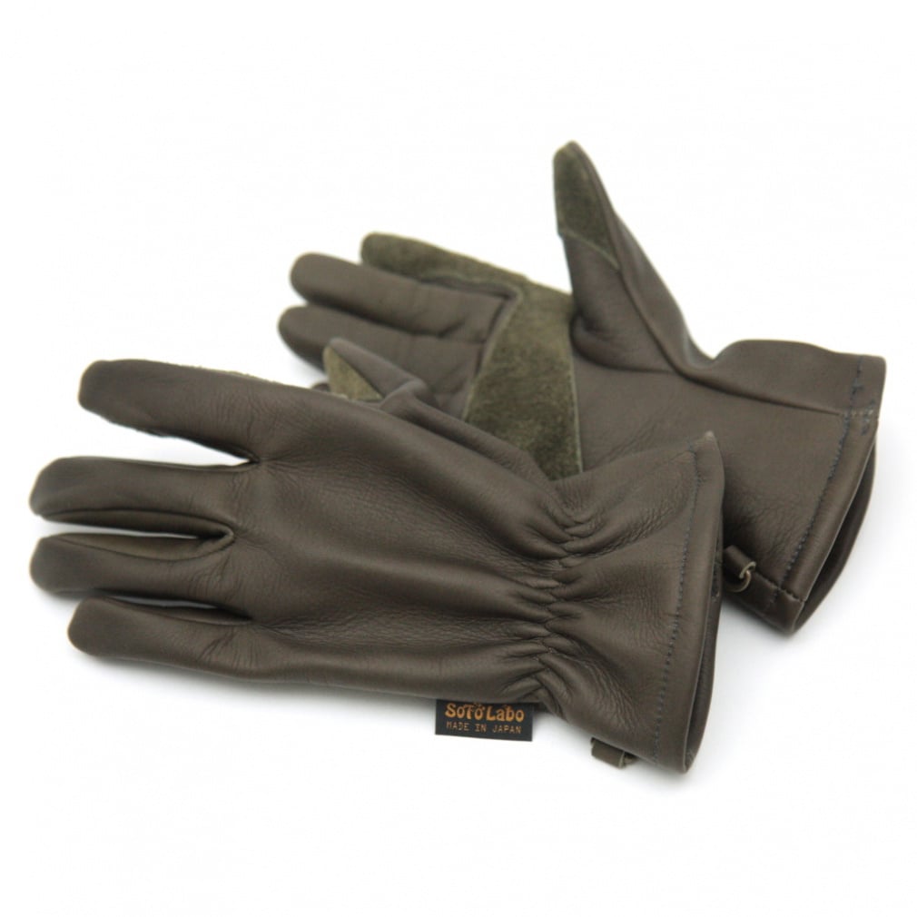 ソトラボ Leather Camp Gloves 001 Msize LCG001 M キャンプ