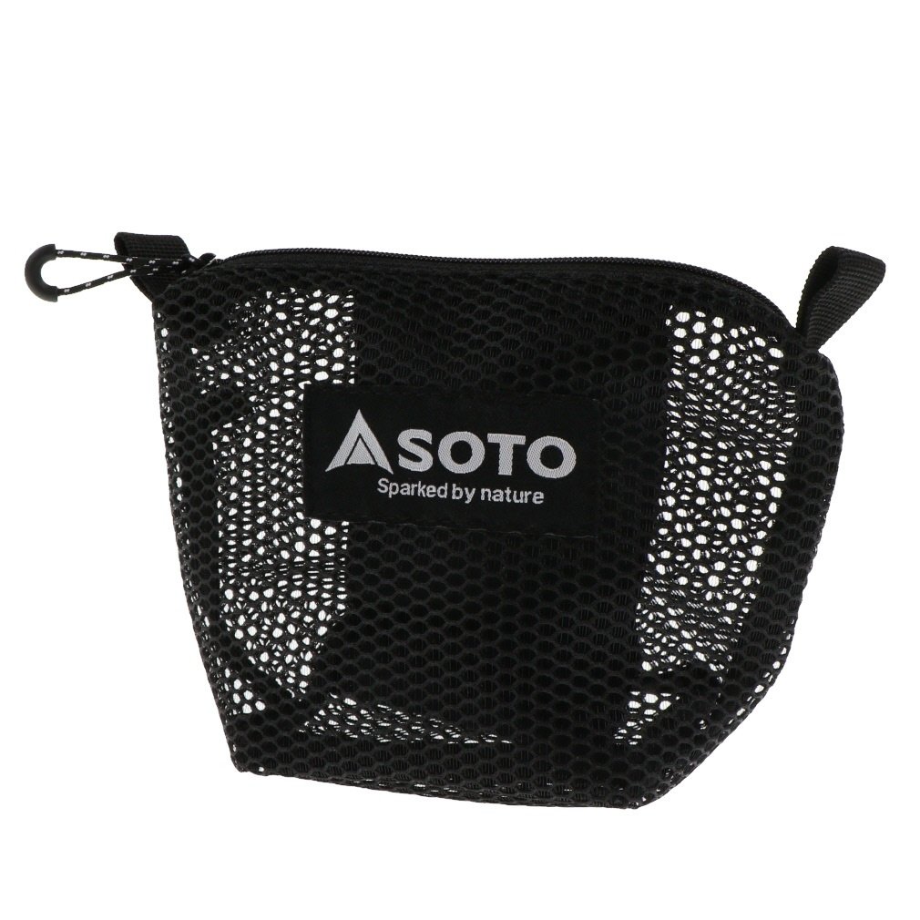 ソト FUSION ポーチ (ST-3301) キャンプ クッキング : クロ SOTO