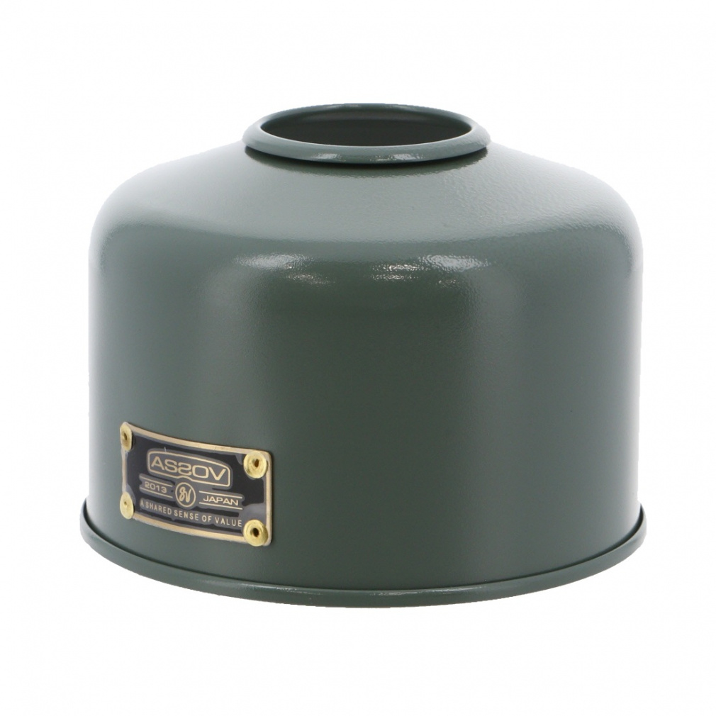 Ab\u GAS CANS COVER for250g PLATE 302100-60 Lv  : GREEN AS2OV 2303_mo