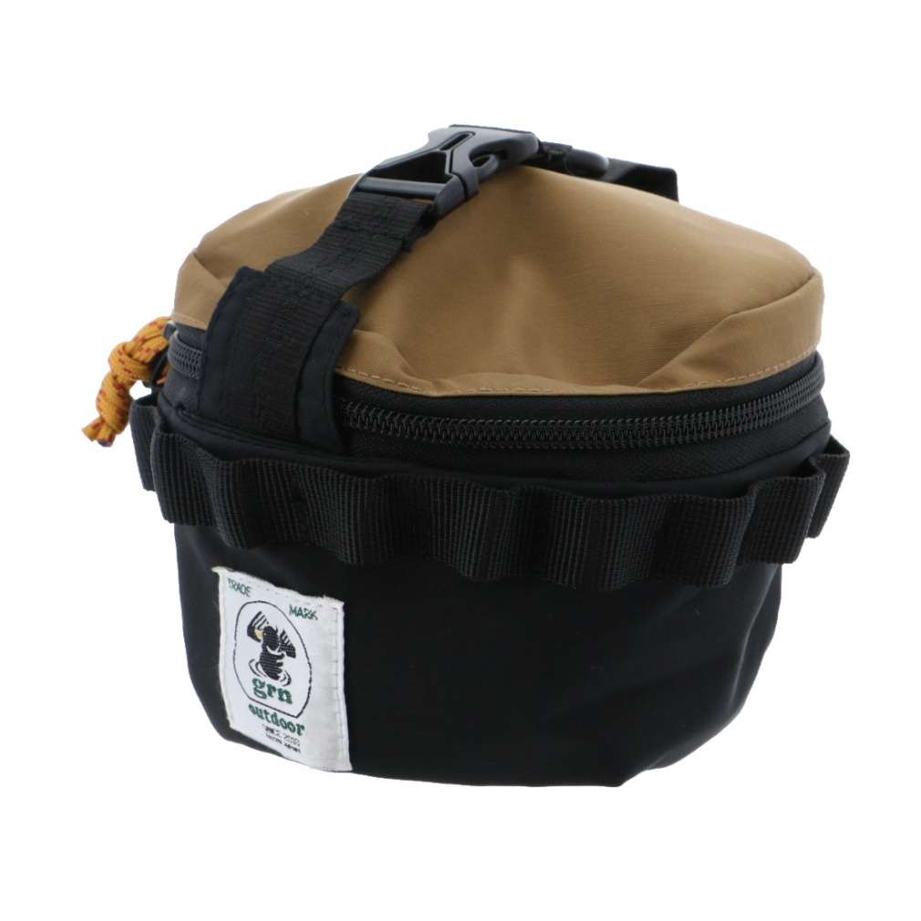 ジーアールエヌアウトドア SIERRA CUP CASE GO1476Q キャンプ シェラカップケース : BLACK grn outdoor