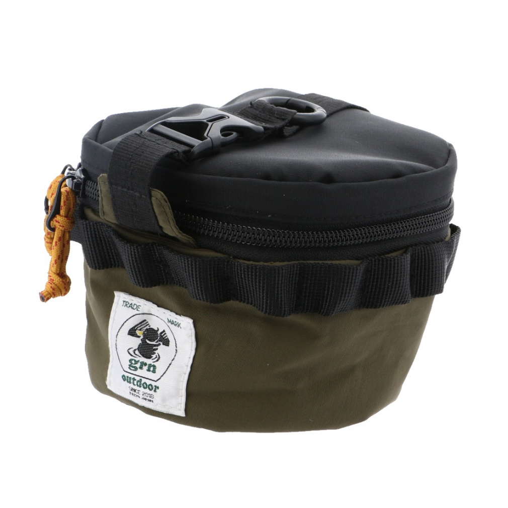 ジーアールエヌアウトドア SIERRA CUP CASE GO1476Q キャンプ シェラカップケース : OLIVE grn outdoor