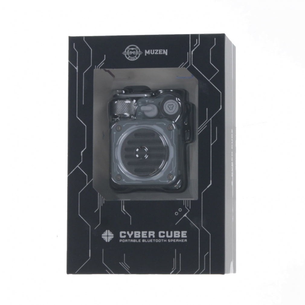 MUZEN CYBER CUBE ポータブルBluetoothスピーカー Night Light Cyber Cube Standard Wireless Bluetooth Speaker