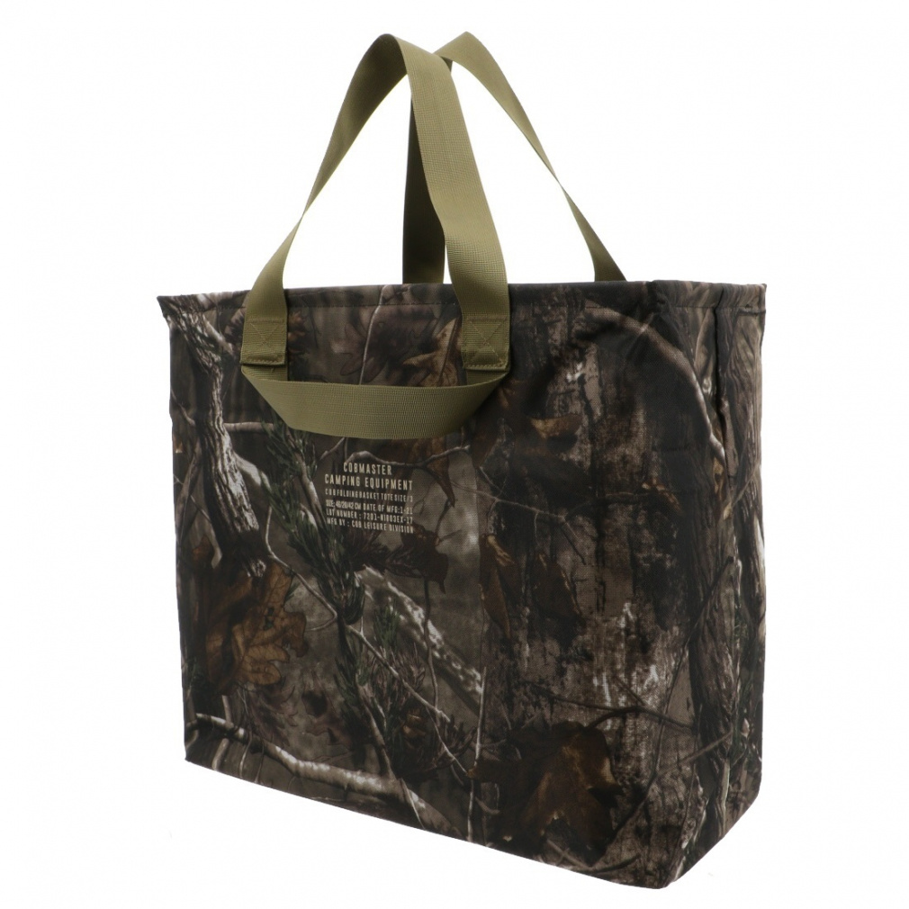 Ru}X^[ COB FOLDING BASKET TOTE L 7201-NIB03 Lv L[ : ARMY COBMASTER