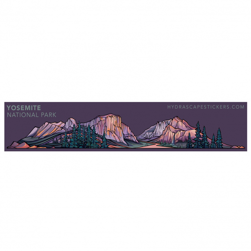 nChXP[v YOSEMITE NATIONAL PARK MINISCAPE STICKER Lv XebJ[ Hydrascape