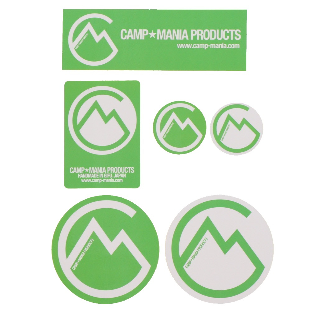 キャンプマニアプロダクト ORIGINAL STICKER SET vol.1 (6枚セット