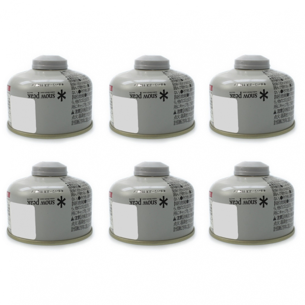 ギガパワーガス110イソ 6本セット (GP-110SR)