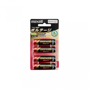 アルカリ乾電池ボルテージ単3×4本