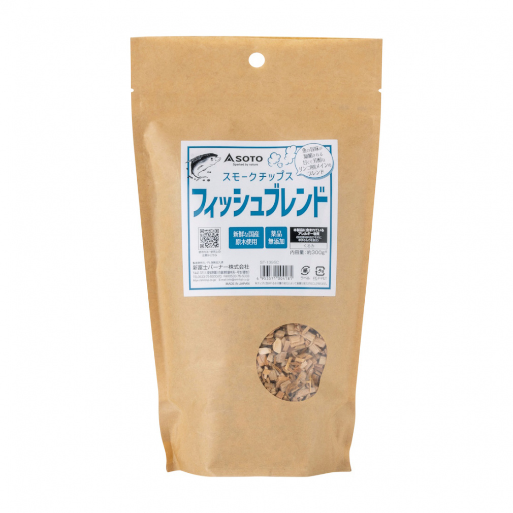 ソト スモークチップス フィッシュブレンド ST-1395C キャンプ クッキング 燻製 SOTO