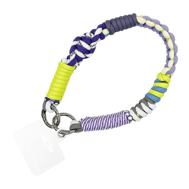 macaroni edge ショートストラップ ソロモン編み マルチカラー3