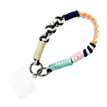 macaroni edge ショートストラップ ソロモン編み マルチカラー3