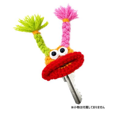 macaroni edge 毛糸キーカバー ミツアミバイカラー