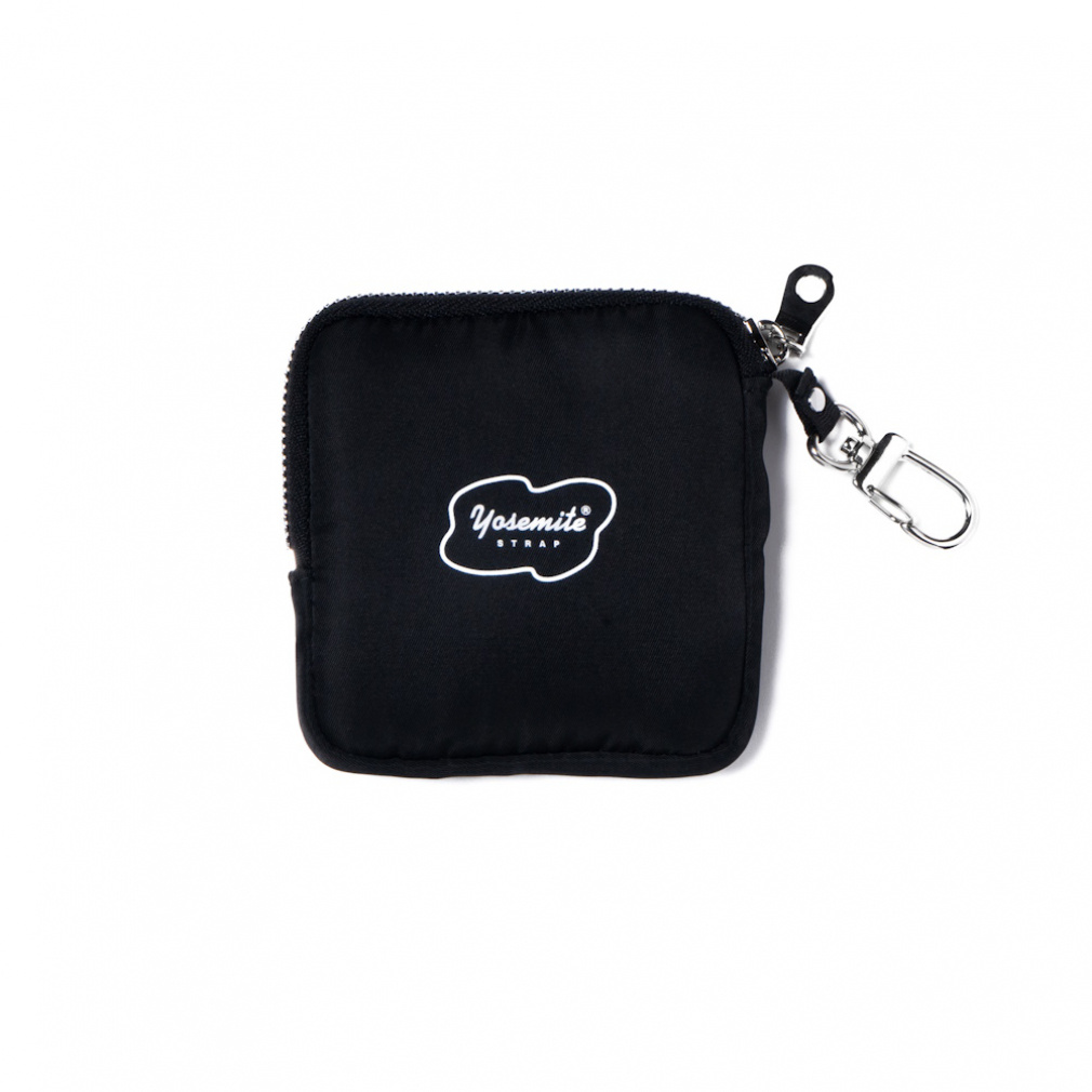 ���Z�~�e�X�g���b�v YOSEMITE SQUARE COIN CASE YSA70301 �L�����v ���z ���K���� �R�C���P�[�X �L�[�P�[�X : �u���b�N YOSEMITE STRAP