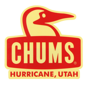 チャムス Sticker Booby Face (CH62-1124 -R001) ステッカー : Red CHUMS