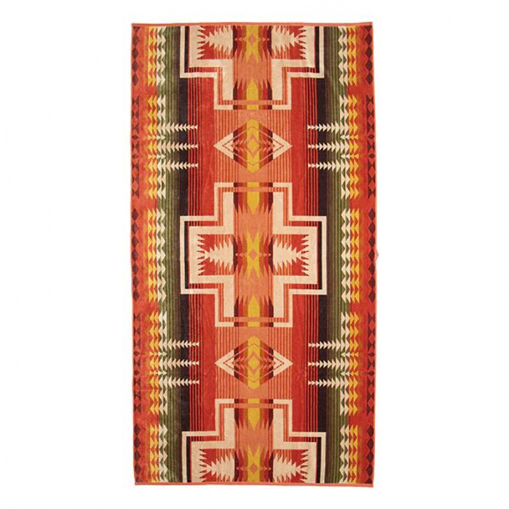 yhg Oversize Custom Jacquard Towels 19373185 55360 Lv uPbg/唻^I : Harding Coral PENDLETON
