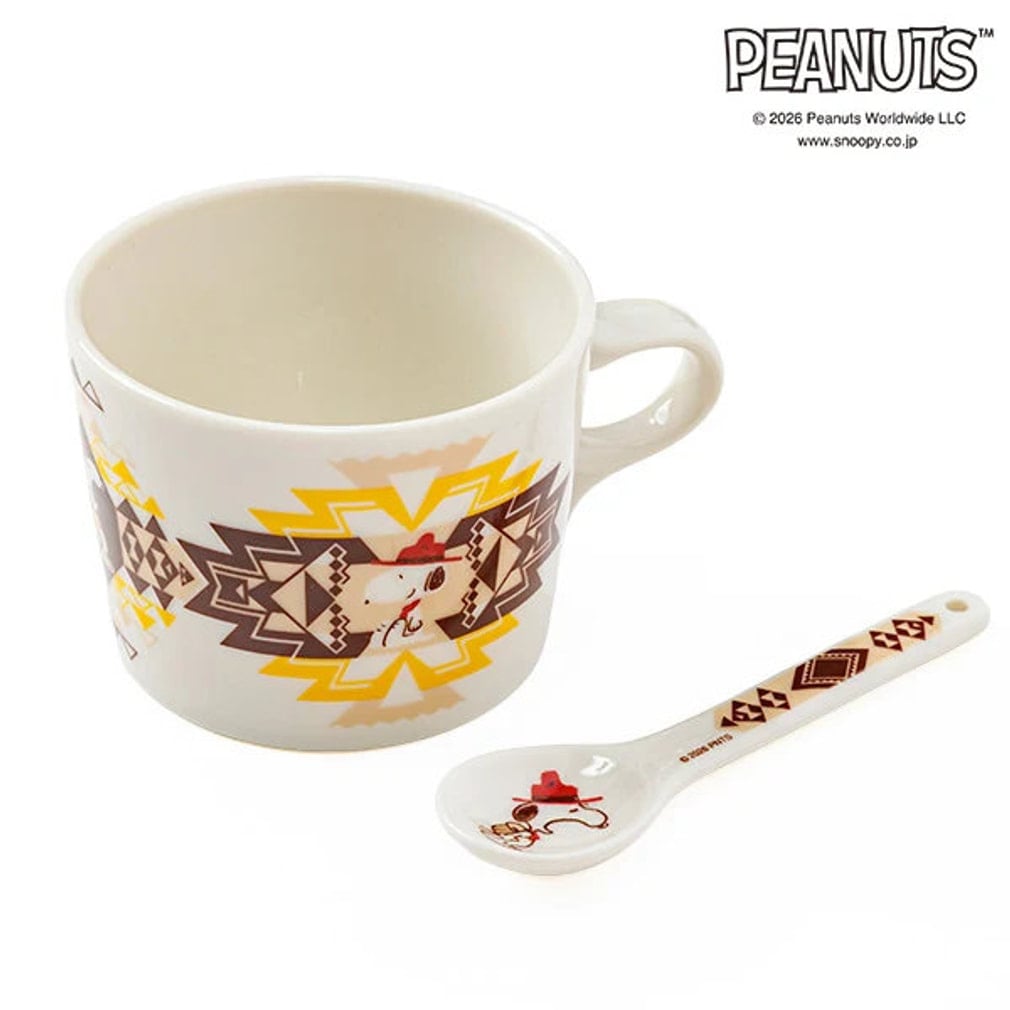 ペンドルトン PWM Peanut Ceramic Mug Spoon Set 19806165 6000