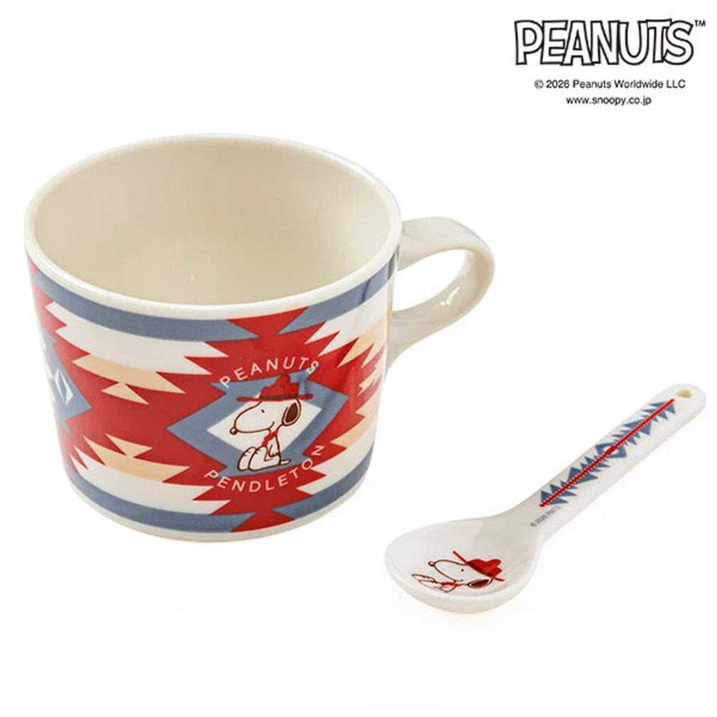 ペンドルトン PWM Peanut Ceramic Mug Spoon Set 19806165 5000