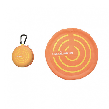 FOLDING FLYING DISC CIRCLE ORANGE