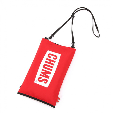 CHUMS Logo Box Tissue Cover : Red