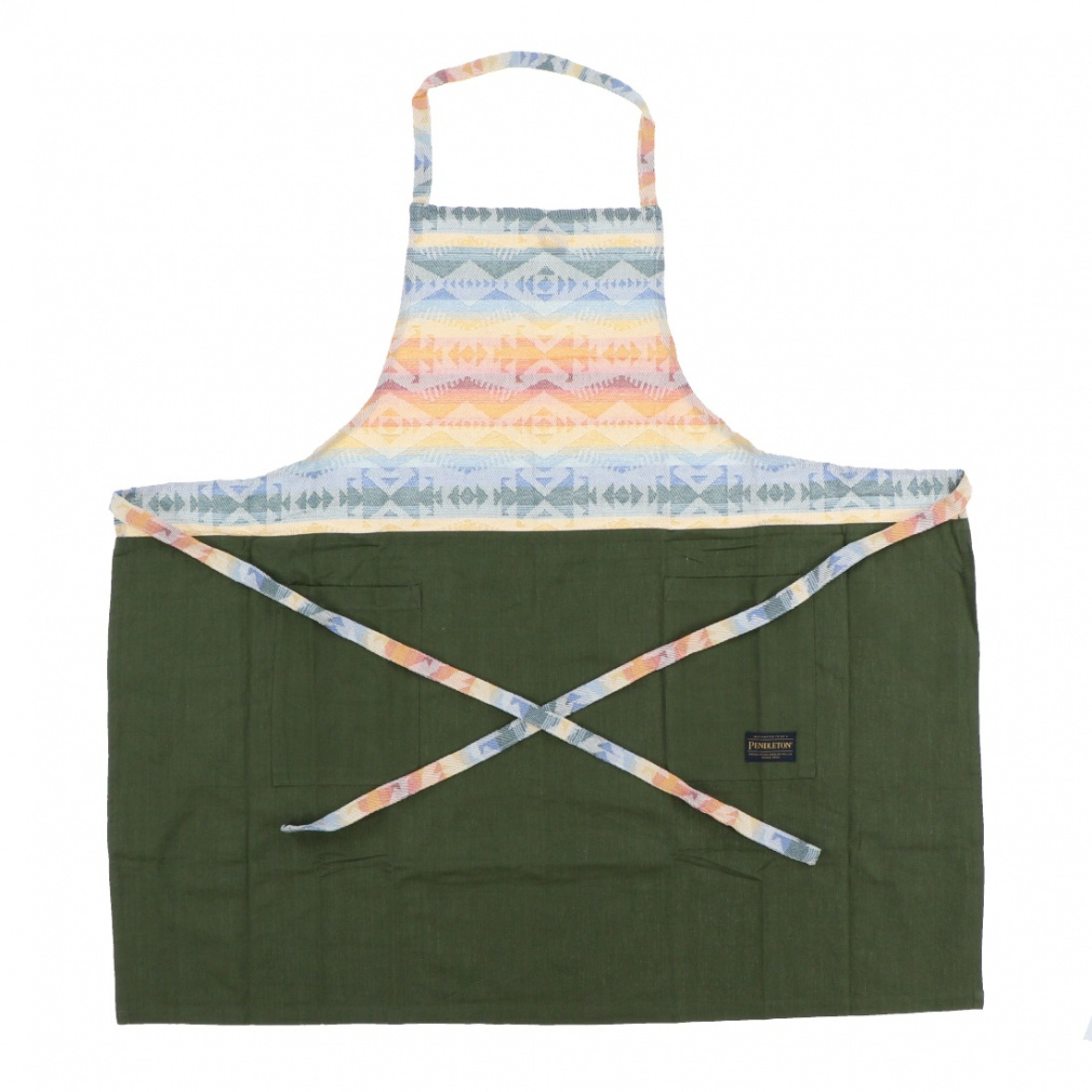 yhg New Apron with Canvas LB085 16065 Lv NbLO Gv : Gold Los Lunas PENDLETON