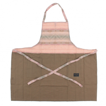 New Apron with Canvas : 54877 Dusty Coral Diamond