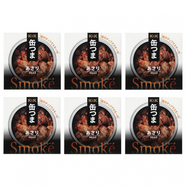 缶つまSmoke あさり 6缶セット