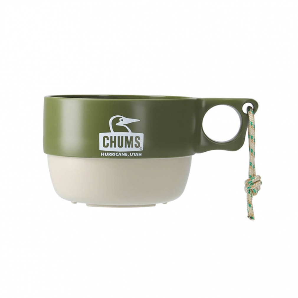 チャムス キャンパースープカップ Camper Soup Cup CH62-1733 M110 キャンプ 食器 : Olive/Gray2 CHUMS